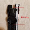 Extra Large Zipper Jumbo Zipper Double-Sided Open Black Resin Zipper