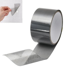 Fliegengitter Reparatur Klebeband Set, 5 cm x 10 m klebeband für fliegengitter Schwarz Reparaturband für Fliegengitter Reparaturlöcher 1 Rolle