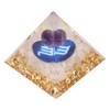 Constellation Pyramid Stone for Positive Energy Reduce Stress Chakra Resin