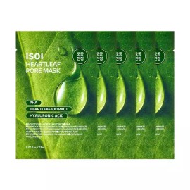 Isoi [아이소이]어성초 포어 마스크 23ml X 5매 [ISOI] Mugwort Pore Mask 23ml X 5 Sheets [MASK005]