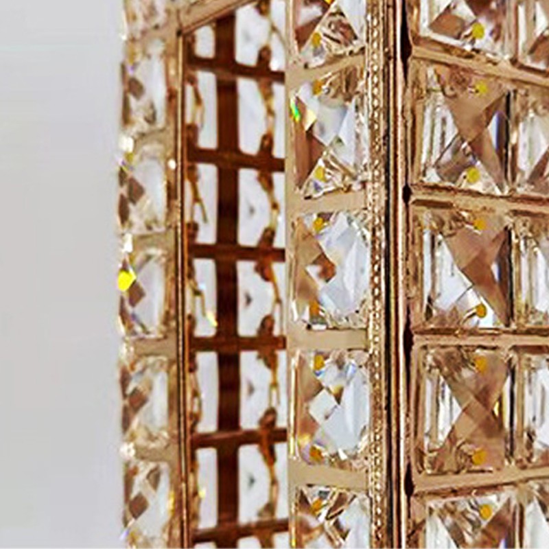Tissue Box Crystal Iron Shining Paper Holder Home Accessories for