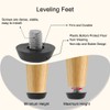 sourcingmap M8 x 10 x 22mm Furniture Glide Leveling Feet