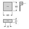 M4TEC Interior Kitchen Cabinet Door Knobs Cupboards Drawers Bedroom Furniture