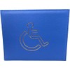 ORCHIDS Premium Blue PU Leather Disabled Parking Badge Holder for