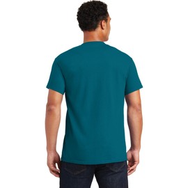 Gildan Mens Ultra Cotton 100% Cotton T-Shirt, Large, Galapagos Blue