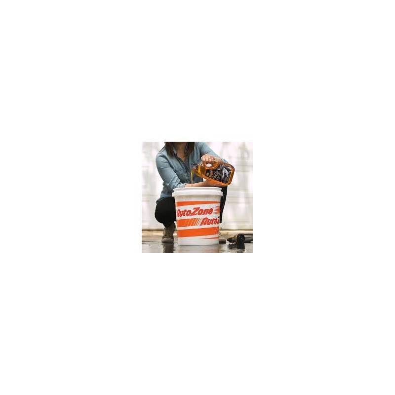AutoZone 5 Gallon White Bucket, Storage or Cleaning