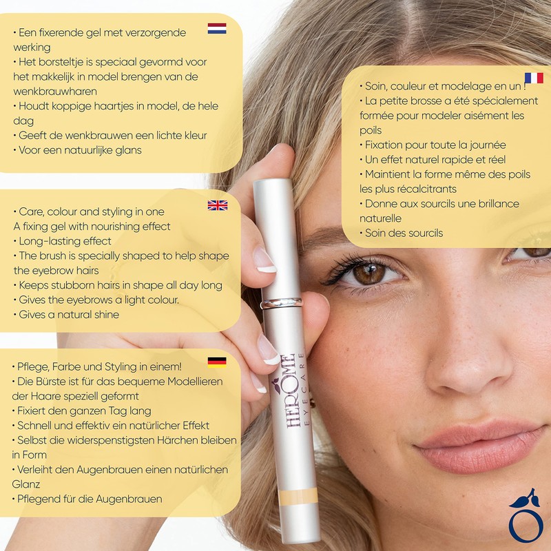 Herome Eye Care Eyebrow Gel Blonde (Brow Gel) - Long