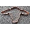 Sheep Head Copper Farm Animal Cookie Cutter