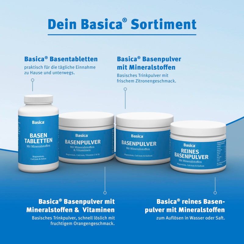 Basica Pure Base Powder with Minerals for Dissolving in Water