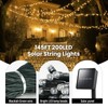 Solar String Lights for Outside, 2 Pack 200 Led Solar
