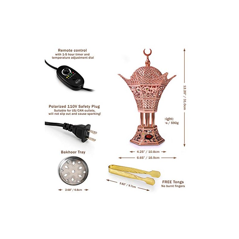AM Regulator Electric Incense Burner - Oud Frankincense Resin Burner