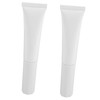 Gatuida 2pcs Flocked Head Makeup Tubes Travel Refillable Lotion Bottles