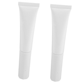 Gatuida 2pcs Flocked Head Makeup Tubes Travel Refillable Lotion Bottles Lightweight Empty Cream Dispenser for Foundation Concealer Travel Toiletry Containers