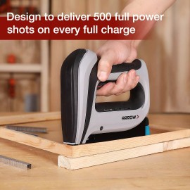 Arrow Cordless Staple Gun Kit Electric Stapler 3750PC T50 1/4" 3/8" 1/2" Staples