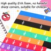 Sayglossy 10 Sets Fraction Tiles Set for Math Classroom Fractions