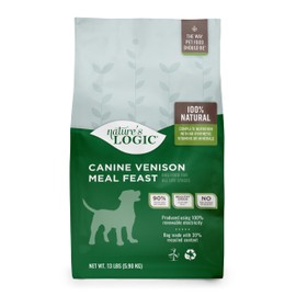 NATURE'S LOGIC Dog Food Canine Meal Feast, Venison