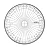 Graphoplex GX110G Full Circle Transparent Protractor