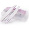 GeeRic 14 Piezas Limas de Bloque de Uñas Lavables, Doble