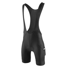 BALEAF Men's Cycling Bib Shorts 4D Padded, Road Bike Cycling Bibs Biking Bicycle Shorts Gel Pockets UPF50+ Black L