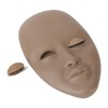 Lash Mannequin Head Reusable Soft Rubber 3D Effects Replaced Eyelids