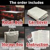Car Cover fits 2019-2025 Toyota Tacoma Double Cab 6ft Bed