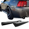 IKON MOTORSPORTS Rear Aprons, Compatible with 1999-2004 Ford Mustang, MDA