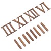 OSALADI Clock Numbers Roman Clock Numerals, 3D DIY Wall Clock