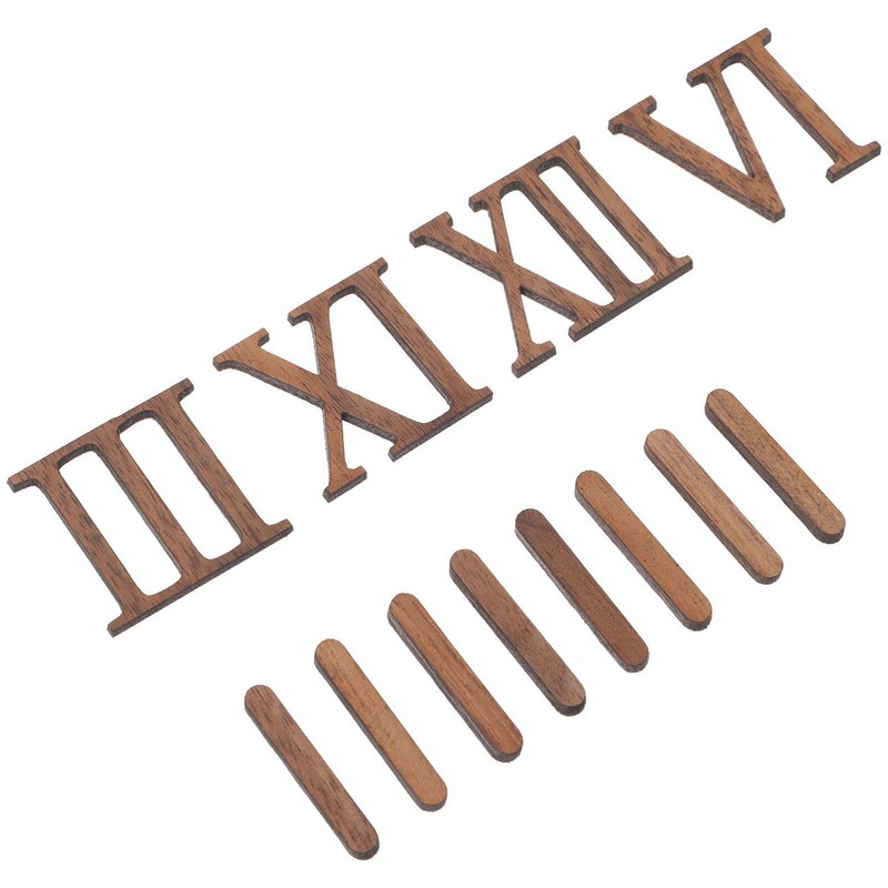 OSALADI Clock Numbers Roman Clock Numerals, 3D DIY Wall Clock