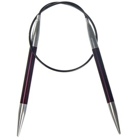 Knit Pro KP47073 Zing: Fixed Circular Knitting Pins: 6.00mm - 40cm Purple