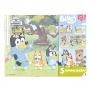Rompecabezas Bluey 5 En 1 Caja De Madera Novelty