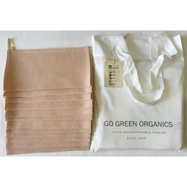 Toallas de cocina de algodón orgánico con bucle, paquete de 12 – 12 x 12 pulgadas, ultra absorbentes, duraderas, lavables a máquina, toallas multiusos para cocina, baño, lavaplatos, limpieza de perlas