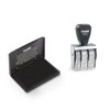 Trodat 1020 + 9051 Classic Date Stamp Set, German, Ink