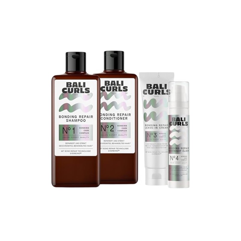 Bali Curls Bonding Repair Set - 4-Step Care & Repair