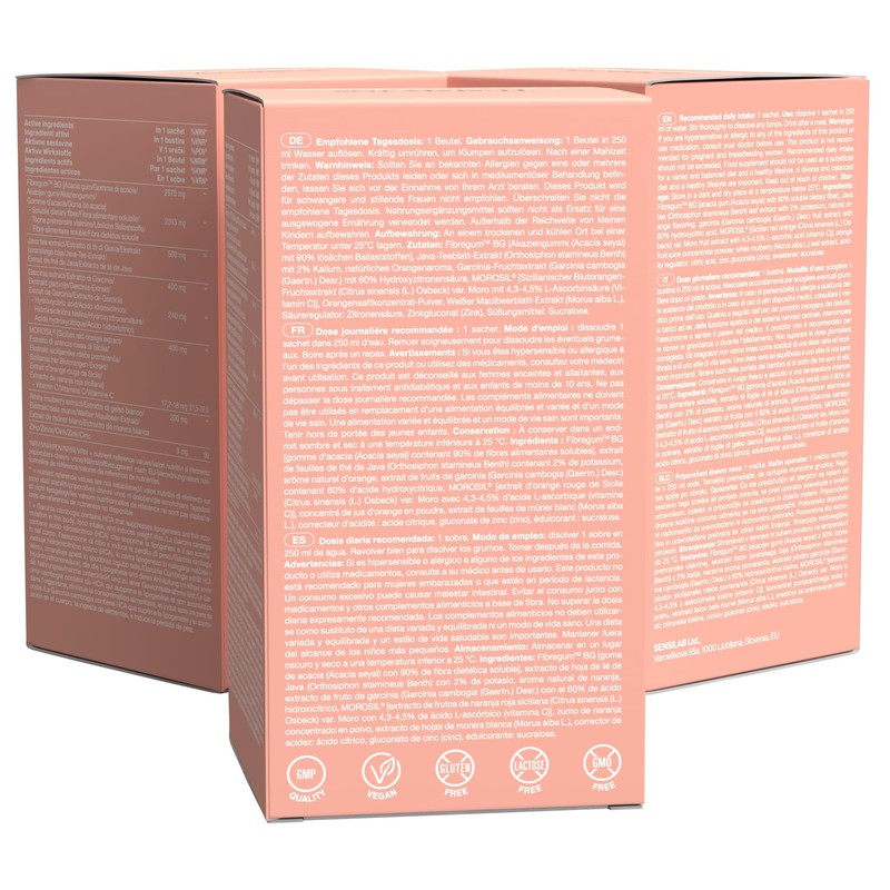 Morosil, Green Tea, White Mulberry Extract, Hibiscus, Vitamin C and