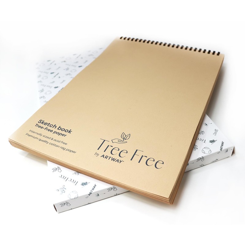 Artway Tree Free – Spiral Bound A4 Cotton Rag Paper