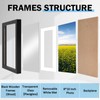 AouuecFrames with Mat, Photo Frames for Wall and Tabletop Display,