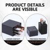AWGUKA 4 PCS Car 5 Pin Relay, 12V 30A Normally