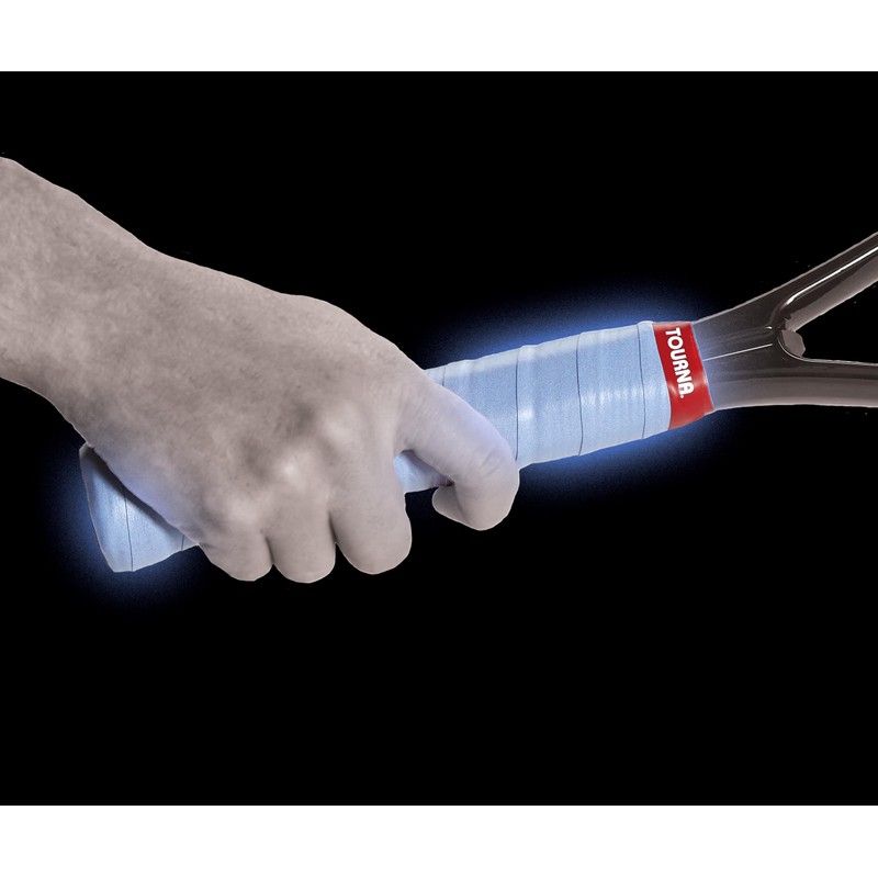 Tourna Mega Tac Extra Tacky Overgrip, Blue (30-Pack) (MT-30-XLB)