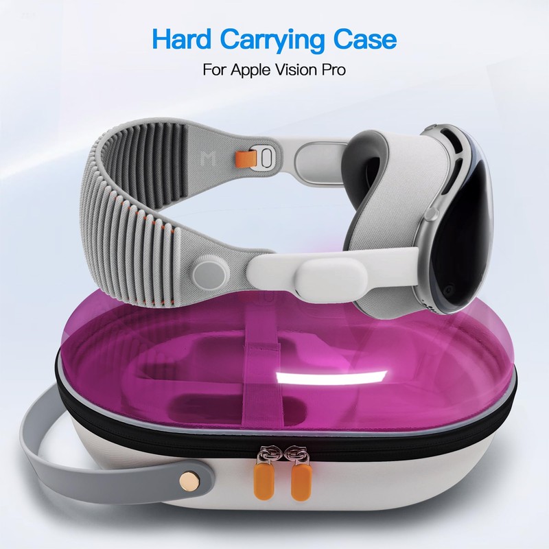AWINNER Compatible for Apple Vision Pro Case,Accessories VR Headset with