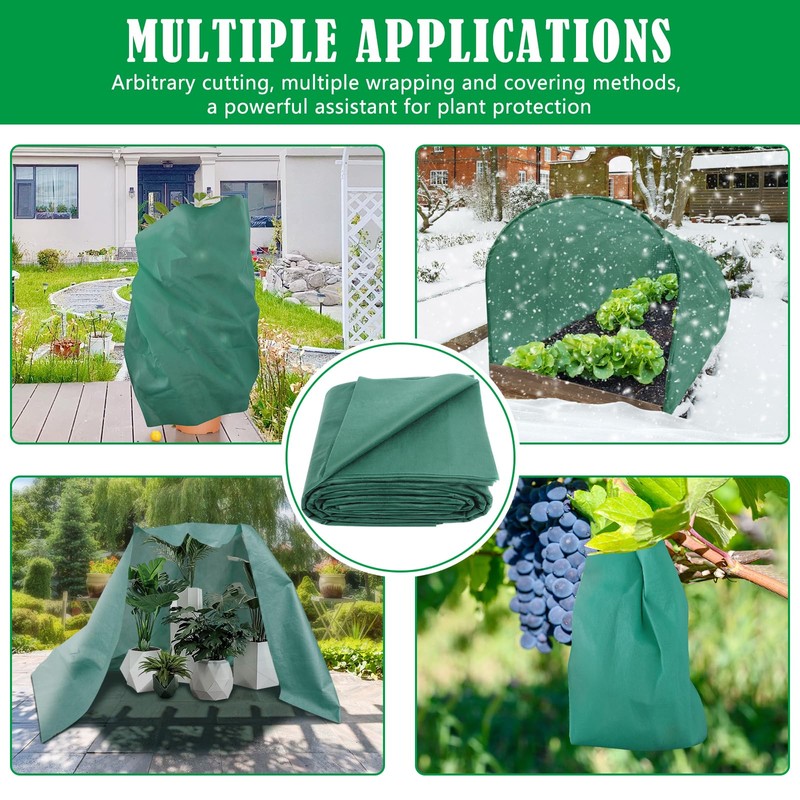 UQM 10 X 33 Ft Plant Covers Freeze Protection, 1.9oz/Yd²