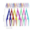 Mikinona 30pcs Eyebrow Tweezers Set Portable Easy to Carry for