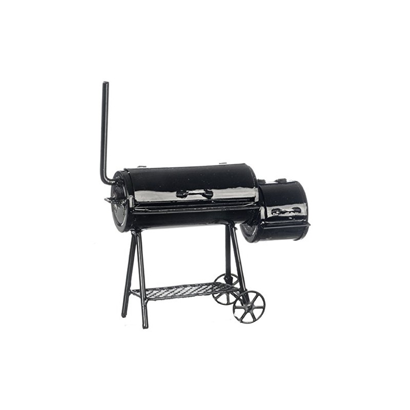 Aztec Imports, Inc. 1:12 Scale Black Texas Smoker #Eiwf563