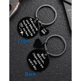 Looking, Keychain, Cute, Stylish, Unisex, Mother's Day Gift, Father's Day Gift, Birthday, Anniversary, Thanksgiving Gift, Decoration, Gift, Band Bag, Car, Matching, black dad boy