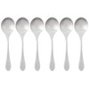 Knork Original Bouillon Stainless Steel Soup, Specialty Spoons, (Pack of