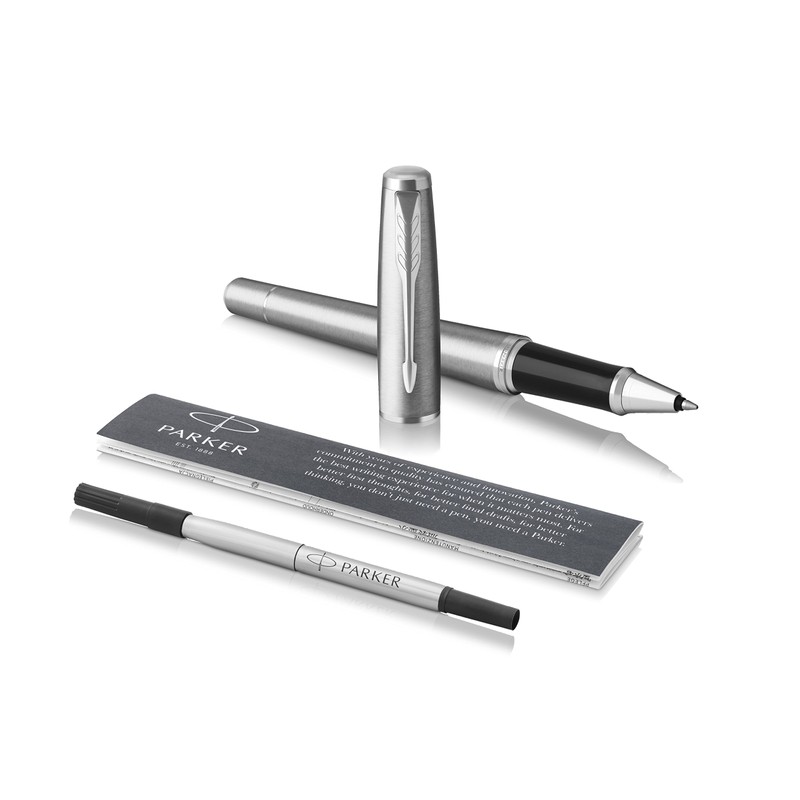 PARKER Urban Rollerball Pen, Metro Metallic with Fine Point Black