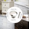Xihuimay 15pcs Silver Knobs for Kitchen Drawer Handle Round Mushroom