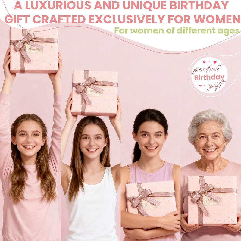 Birthday Gifts for Women,13Pcs Gift Basket, Perfect for Teenage Girls,Sisters,Mothers