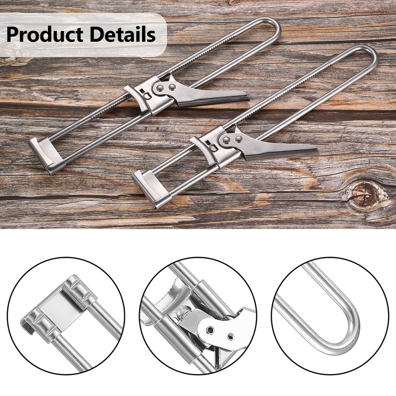 2 Pcs Manual Can Openers, Adjustable Jar Can Openers, Easy