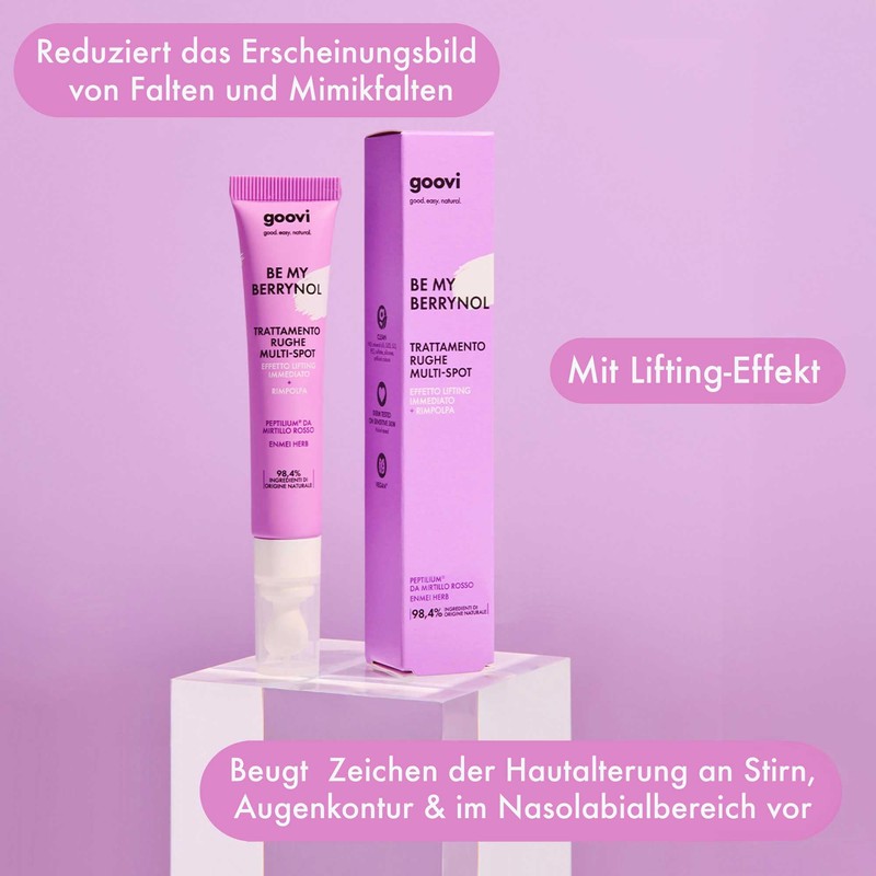 GOOVI Be My Berrynol Multispot Treatment - Intensivpflege mit Sofort-Lifting-Effekt