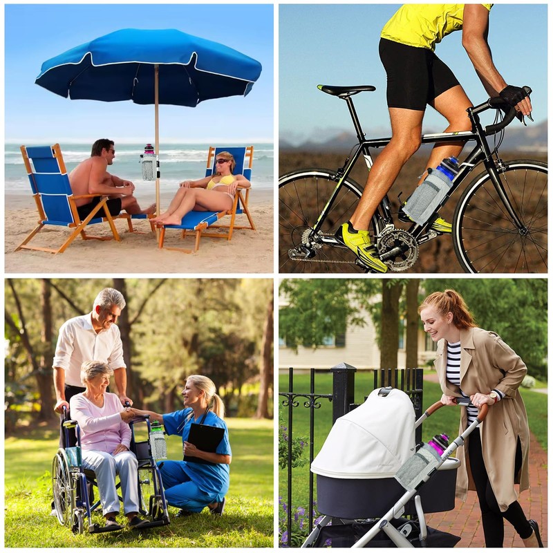 Bicycle Bottle Holder, Bicycle Storage Bag for Cycling, Multifunctional Bicycle